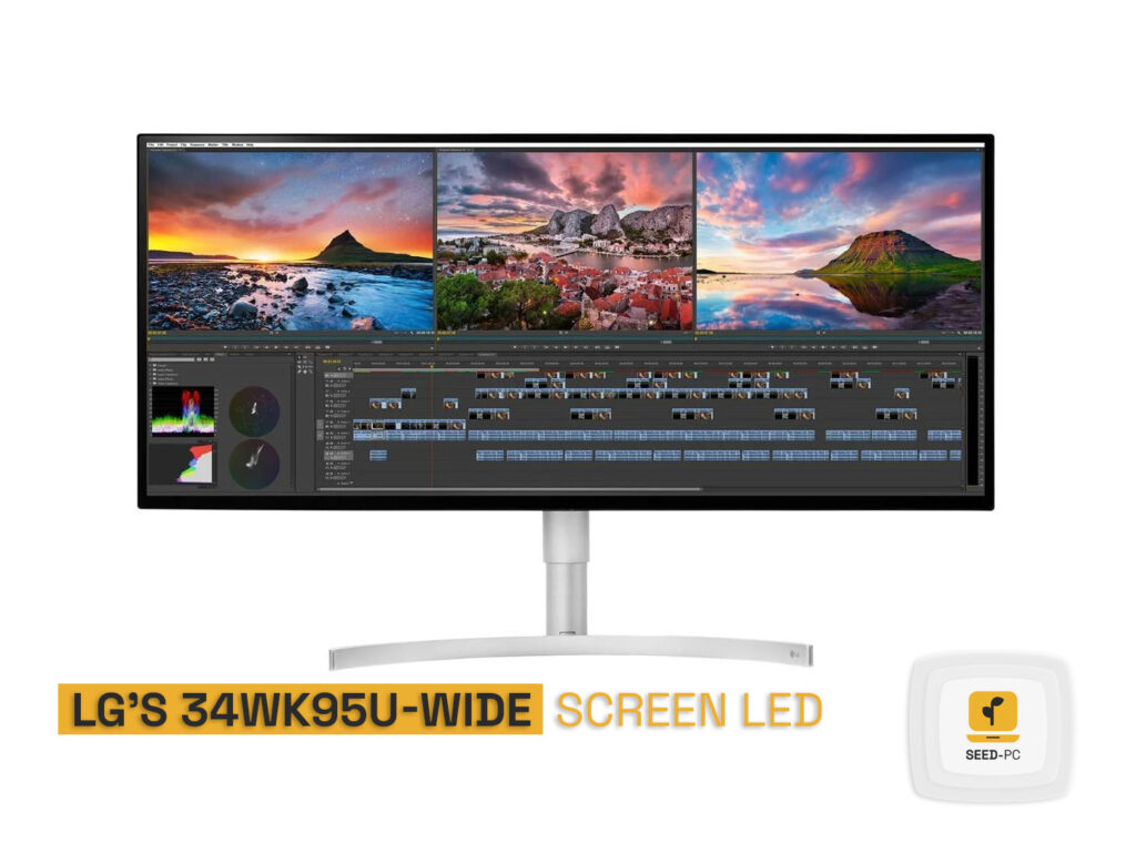 lg 34wk95u wide screen led seed pc