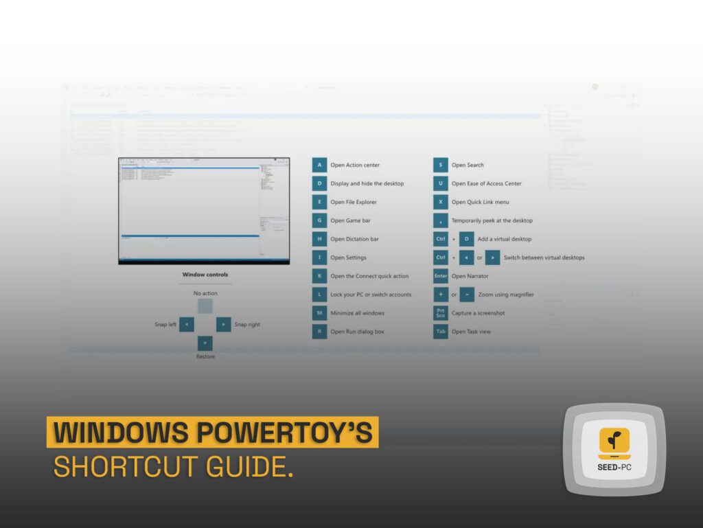 windows powertoys shortcut guide seedpc