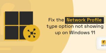 Fix the network profile type option not showing up on windows 11 seedpc