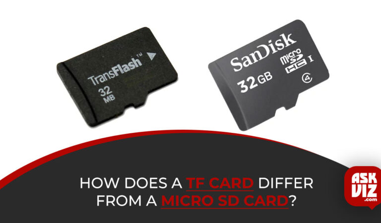 How does a TF card differ from a micro SD card?