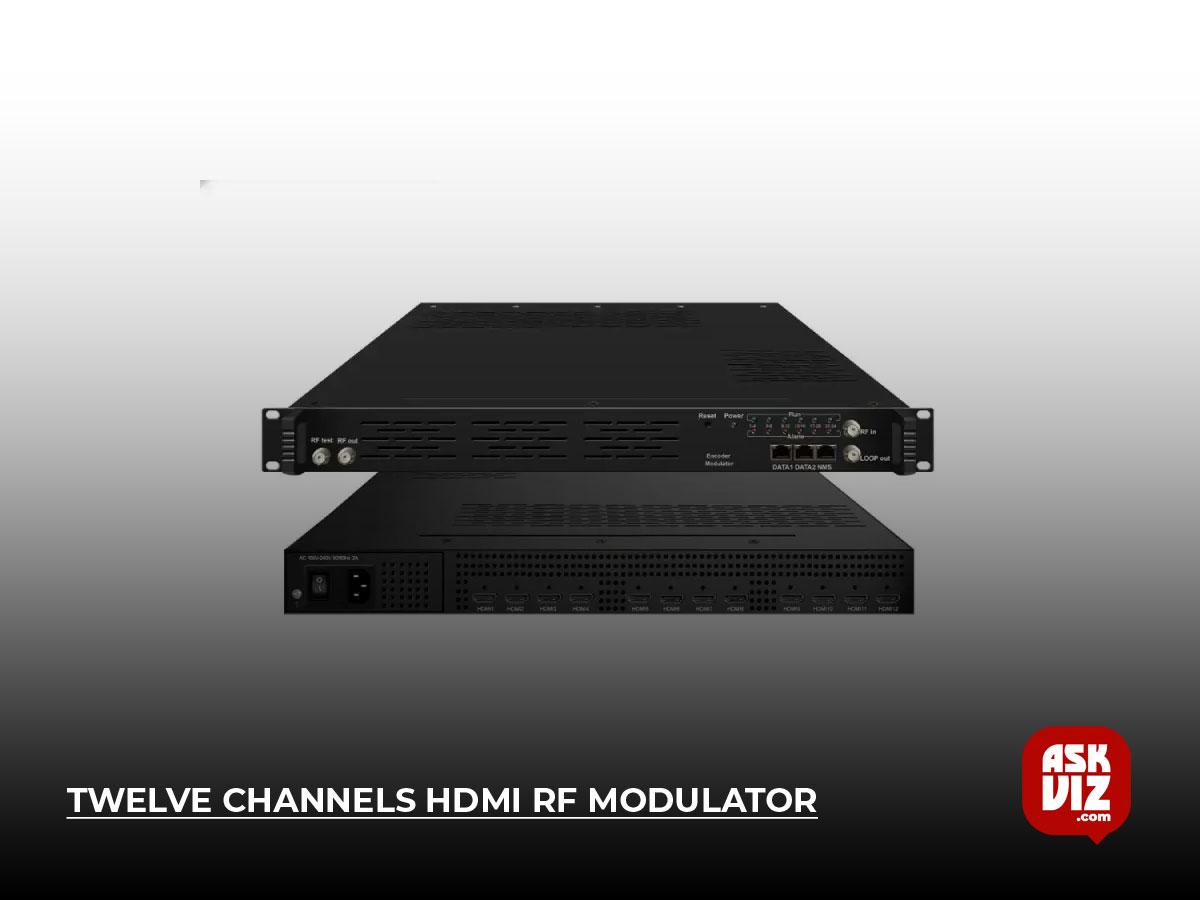 3. Twelve Channels HDMI RF Modulator askviz