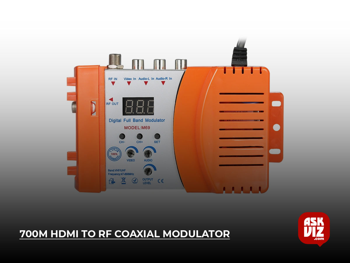 700m HDMI to RF Coaxial Modulator askviz