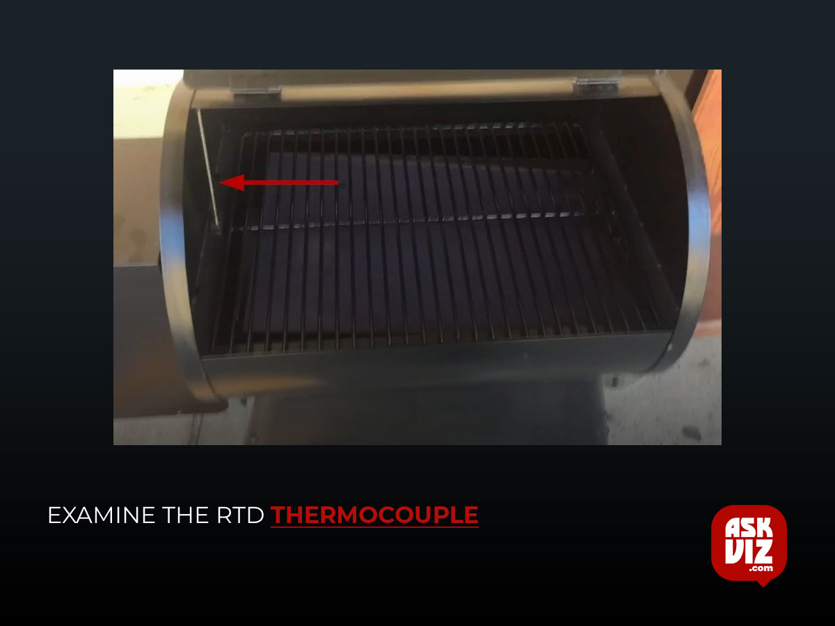 Examine the RTD thermocouple askviz