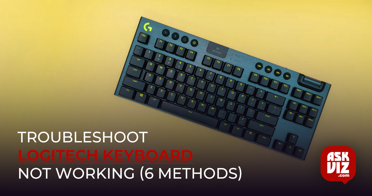 Troubleshoot Logitech Keyboard Not Working (6 Methods) askviz