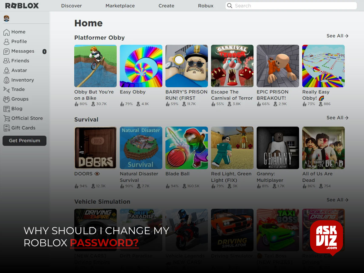 Why Should I Change My Roblox Password? askviz