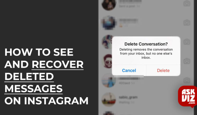 How to see and recover deleted messages on Instagram